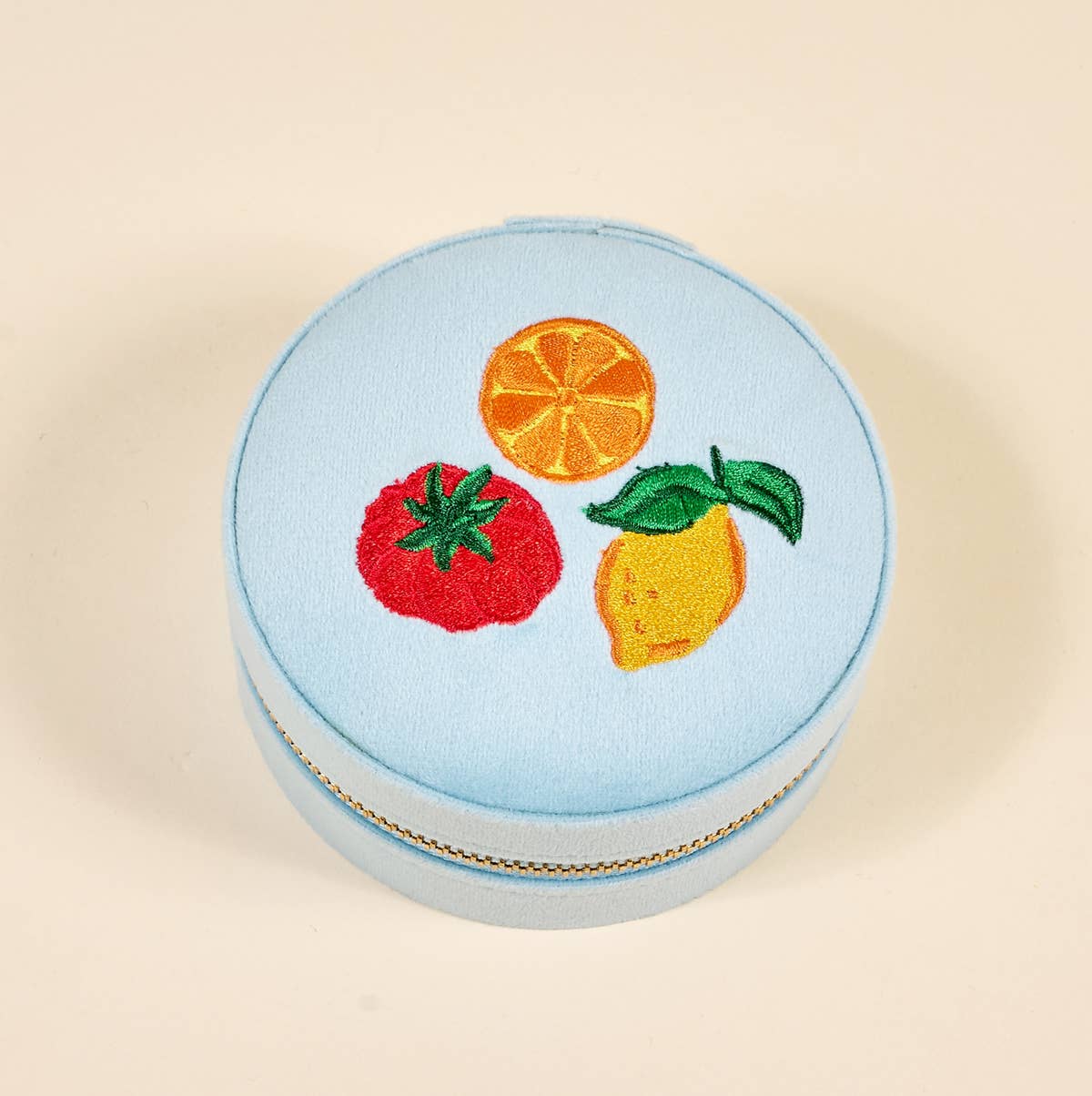 Round Jewelry Case Fruit Market