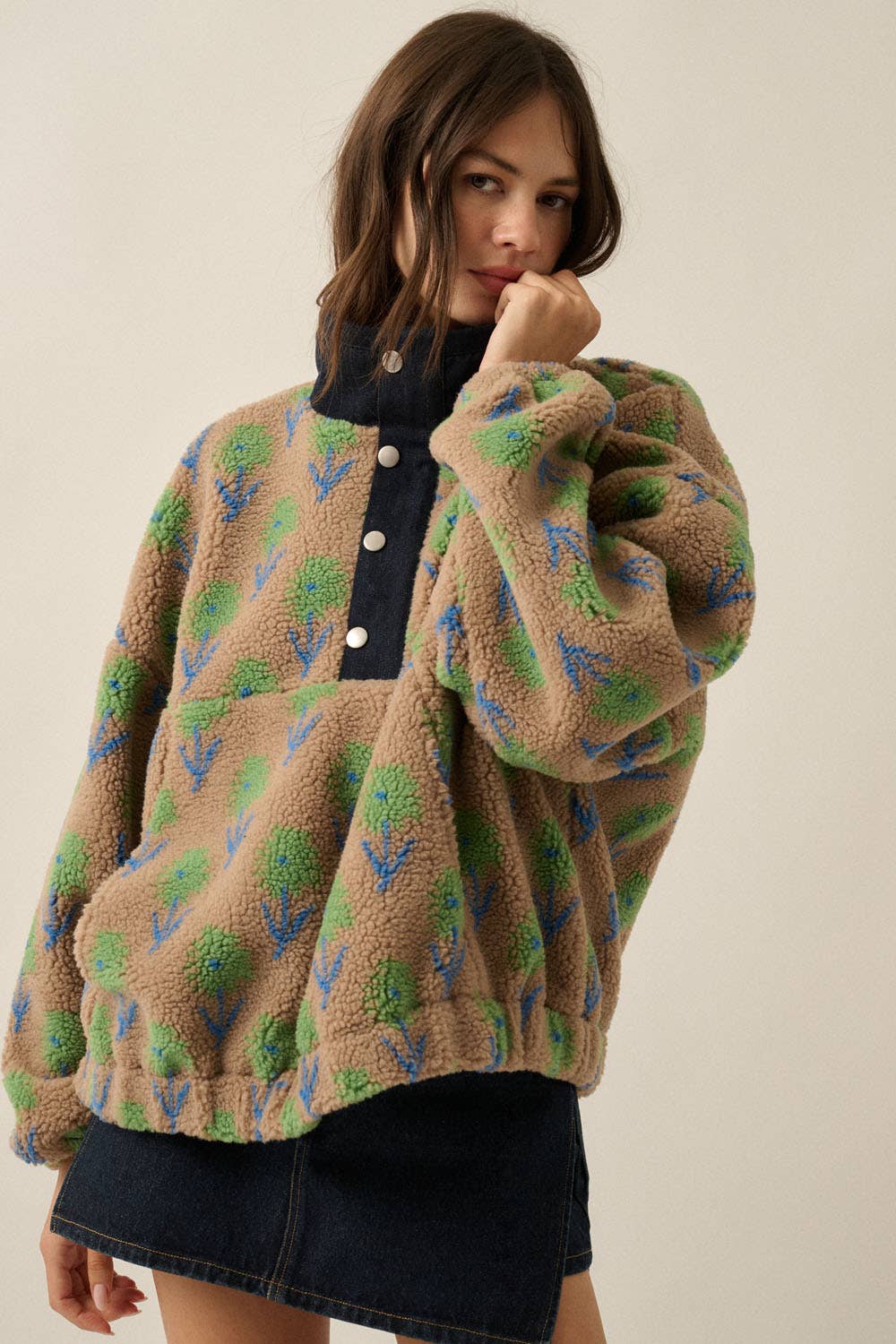 Maggie Sherpa Pullover