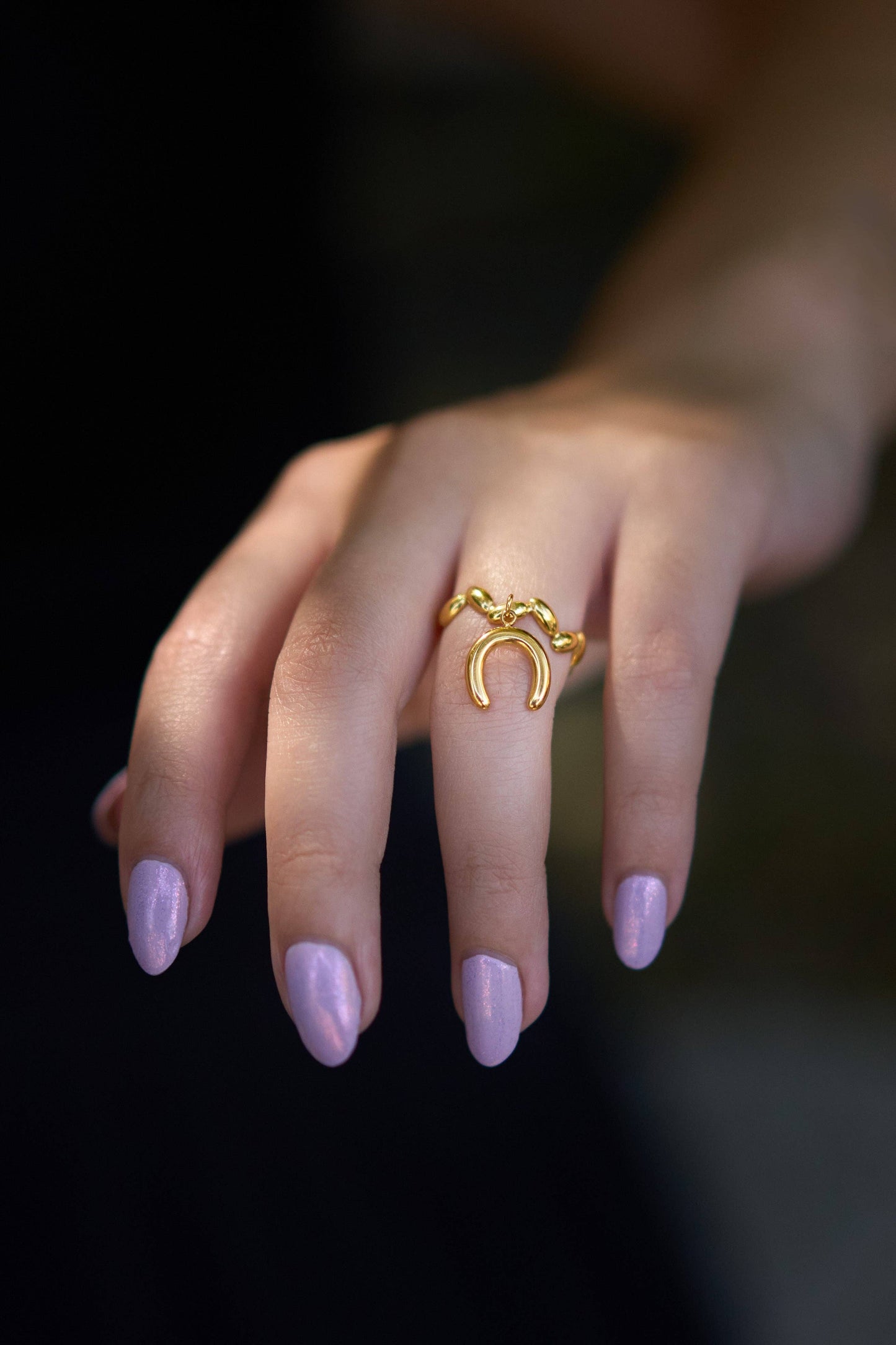 Charm Ring Horseshoe