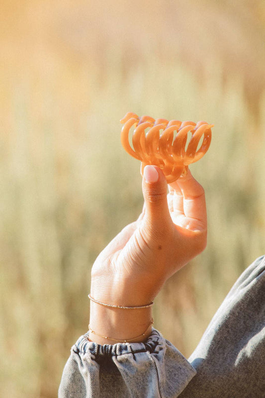 Pumpkin Spice Claw Clip
