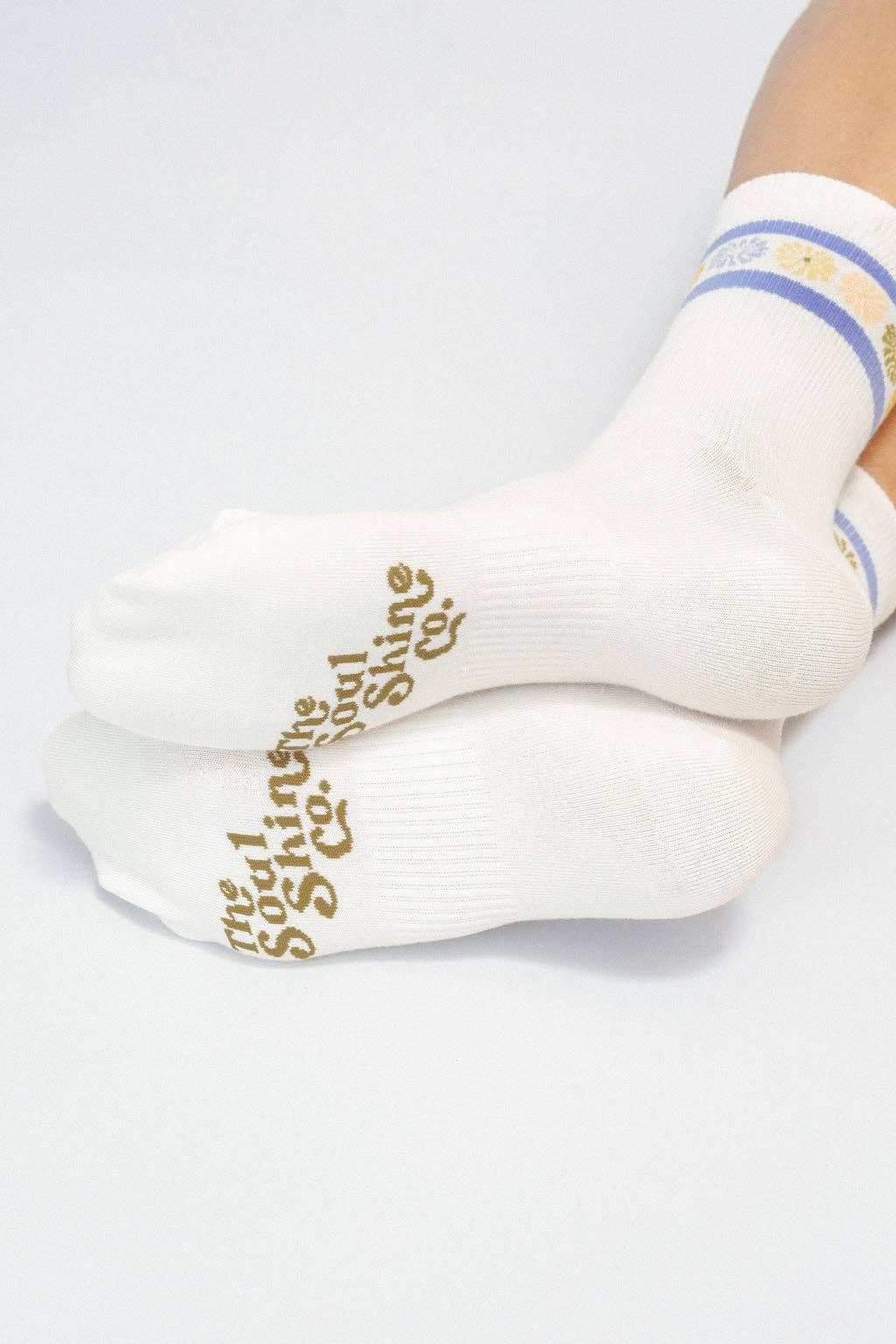 Flower Crown Ankle Sock