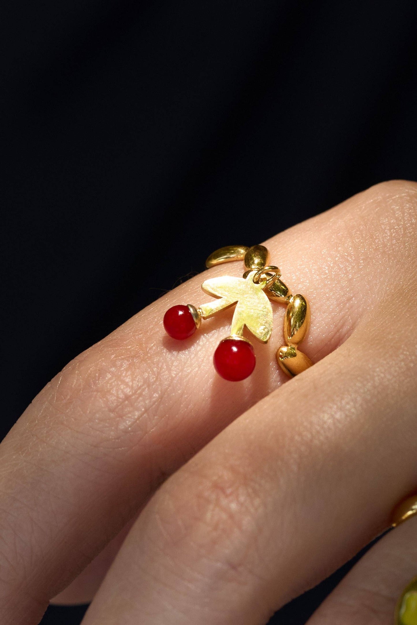 Charm Ring Cherry