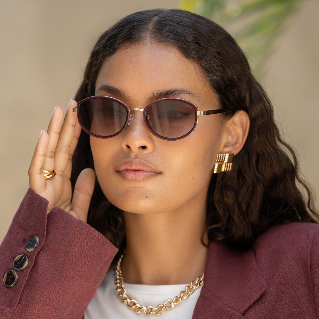 Jordan Sunglasses  : Burgundy