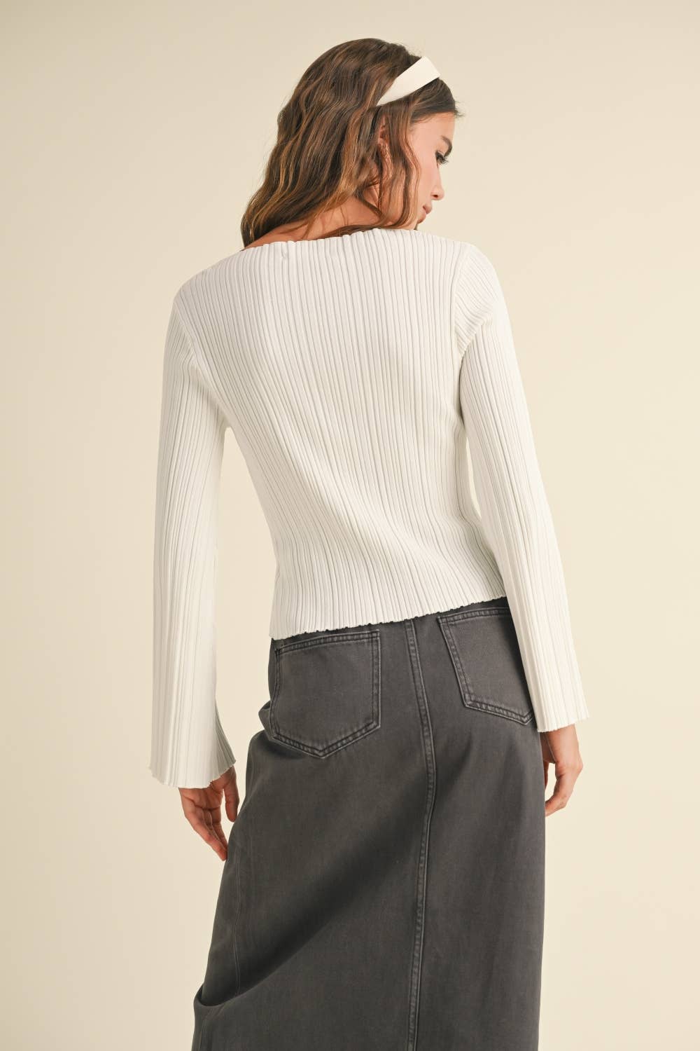 Emma Top Off White