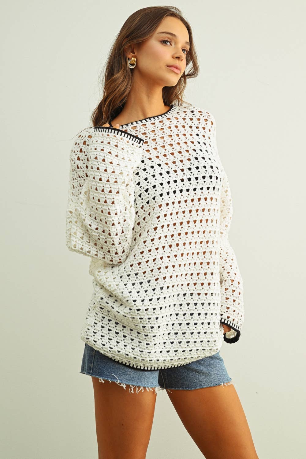 Sabrina Crochet Tunic