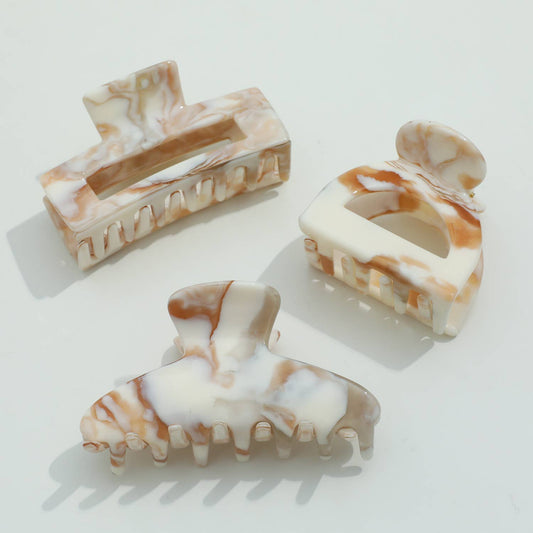 Marble Claw Clip Ast.