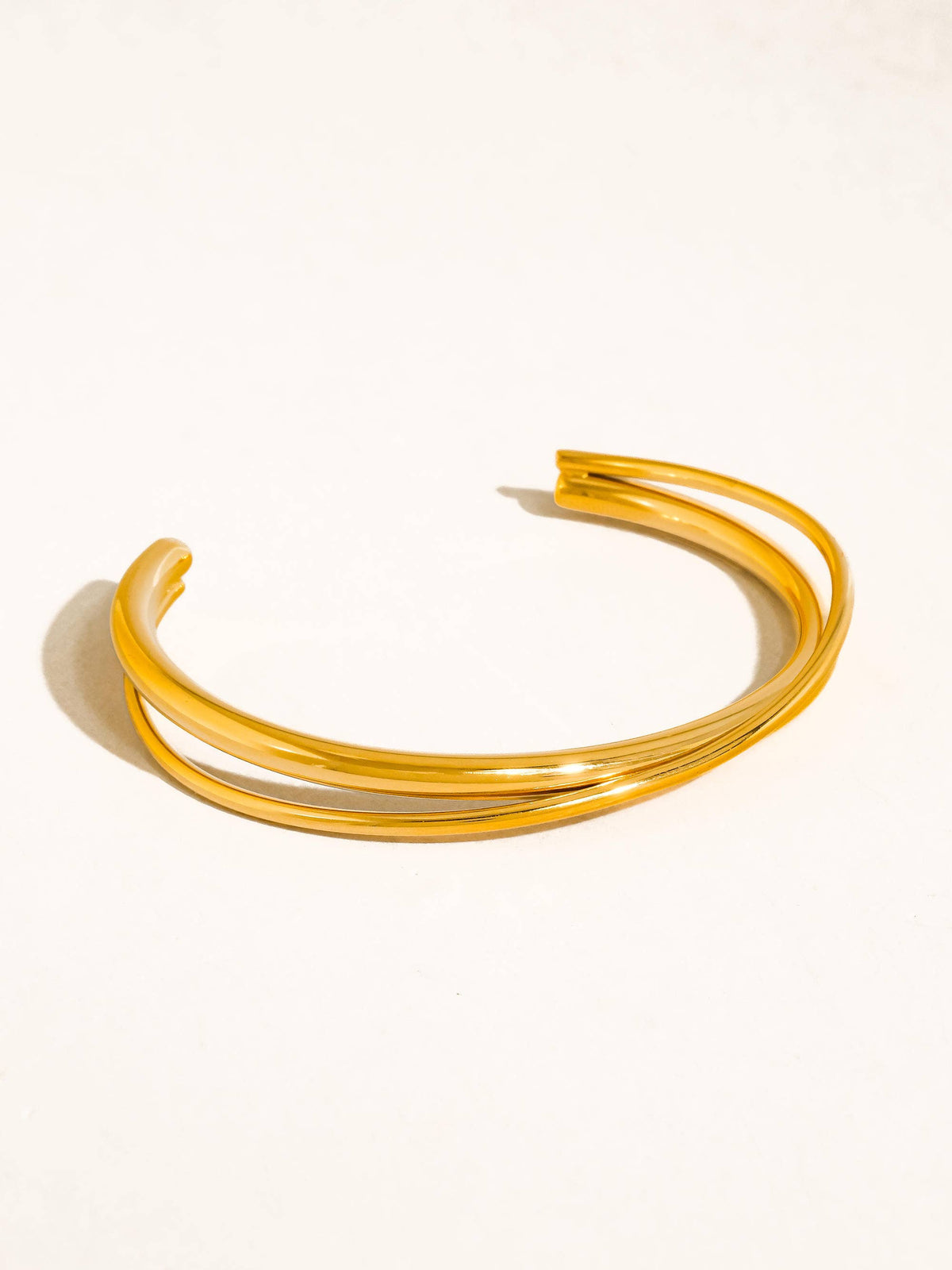 Crossover Cuff Bracelet: Multi-Colored