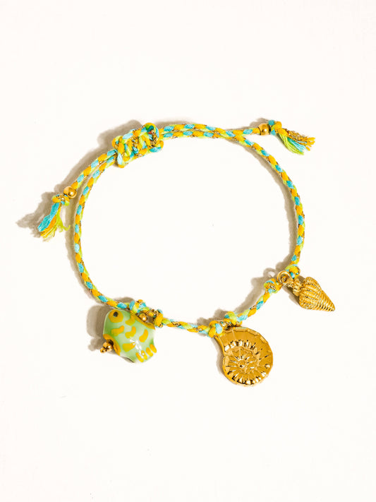 Menton Summer Rope Charm Bracelet