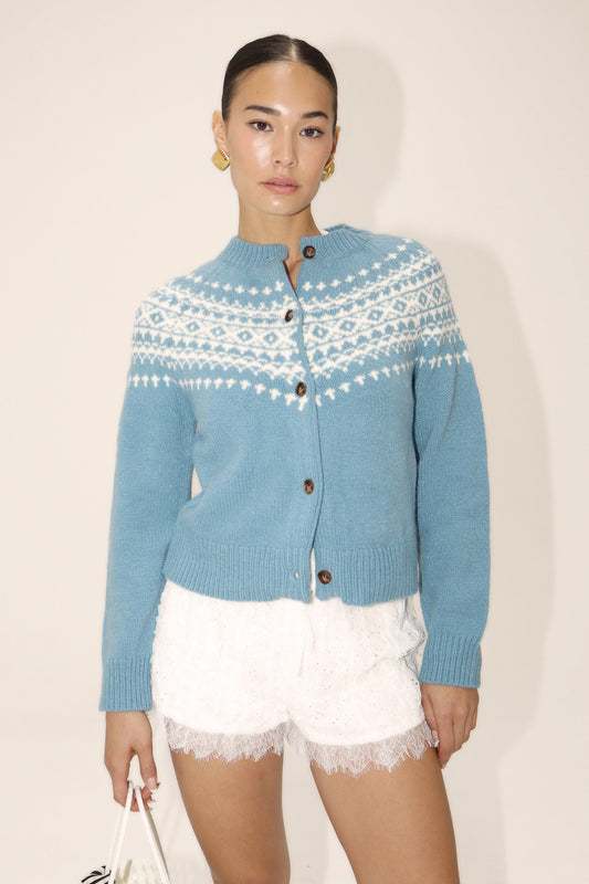 Boulder Cardigan Blue