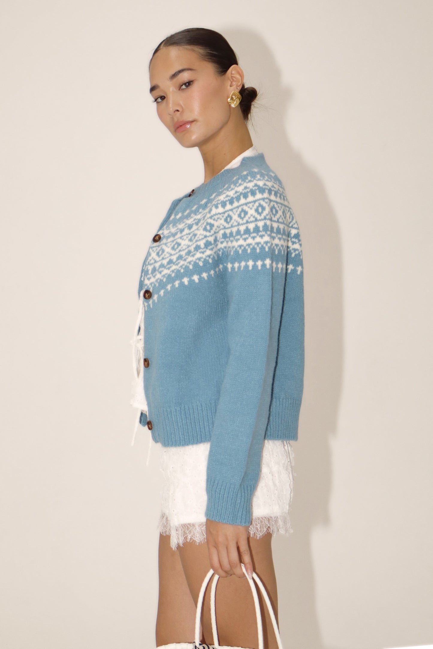 Boulder Cardigan Blue