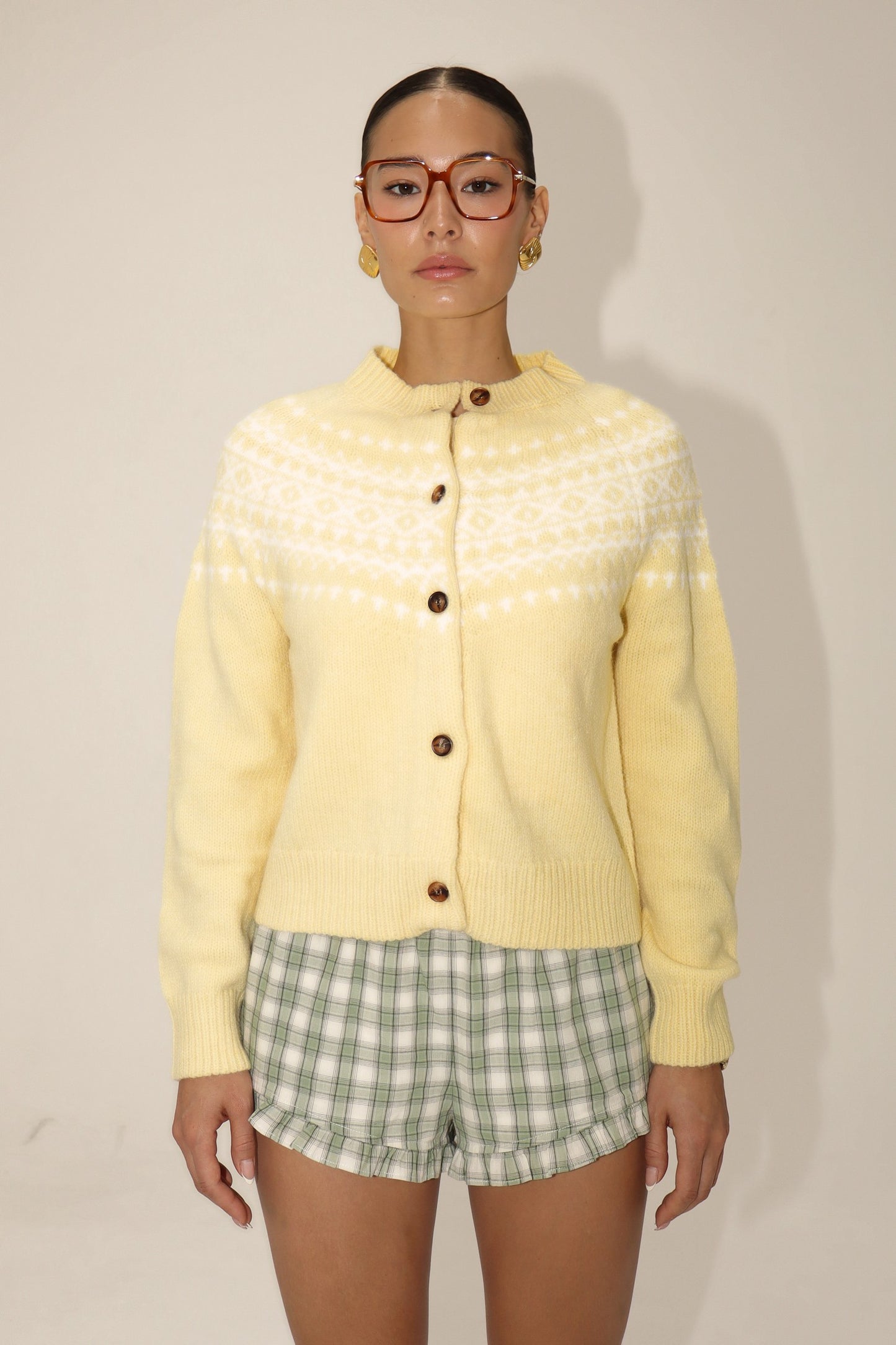 Boulder Cardigan Lemon