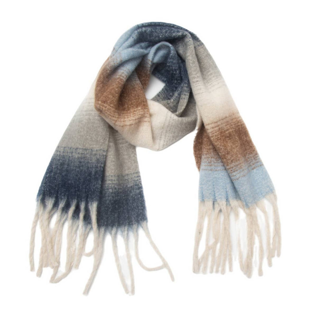 Gradient Scarf Blue