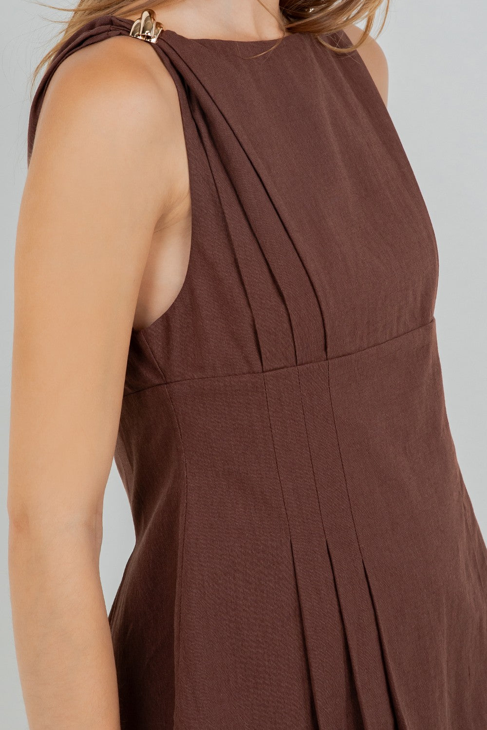 Carla Top Dark Brown