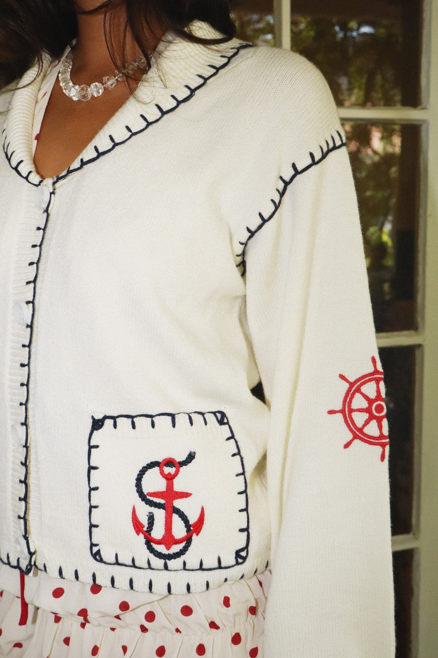 Anchor Down Cardigan
