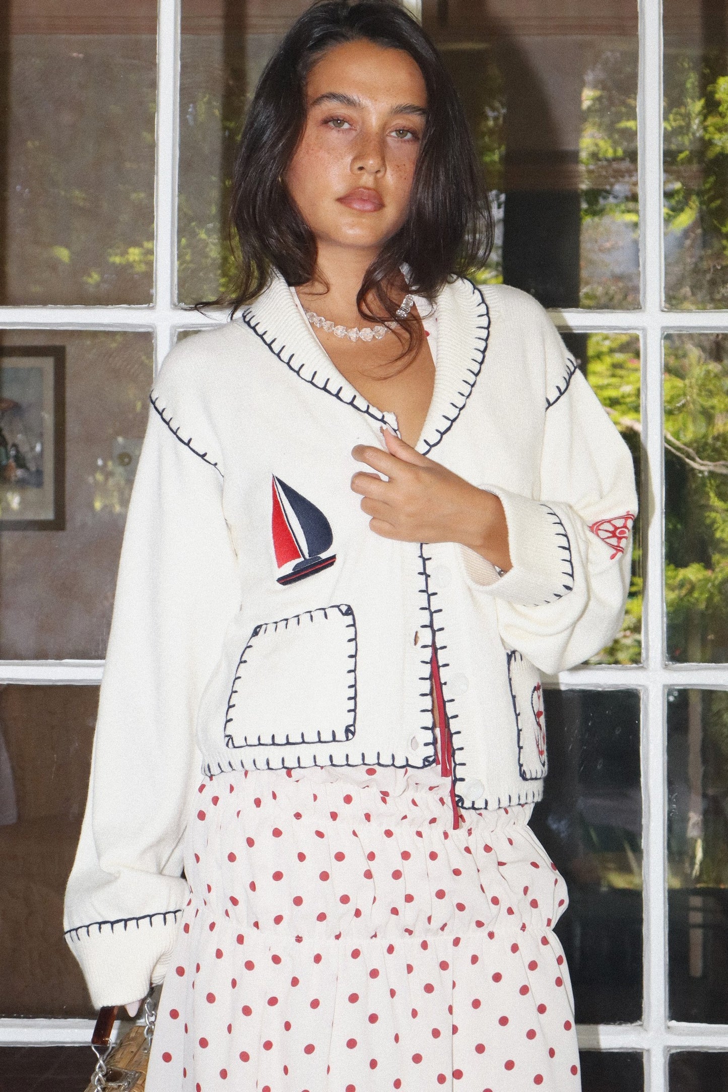 Anchor Down Cardigan