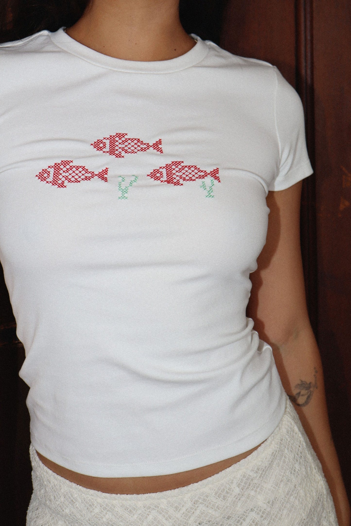 Fish In The Sea Tee White