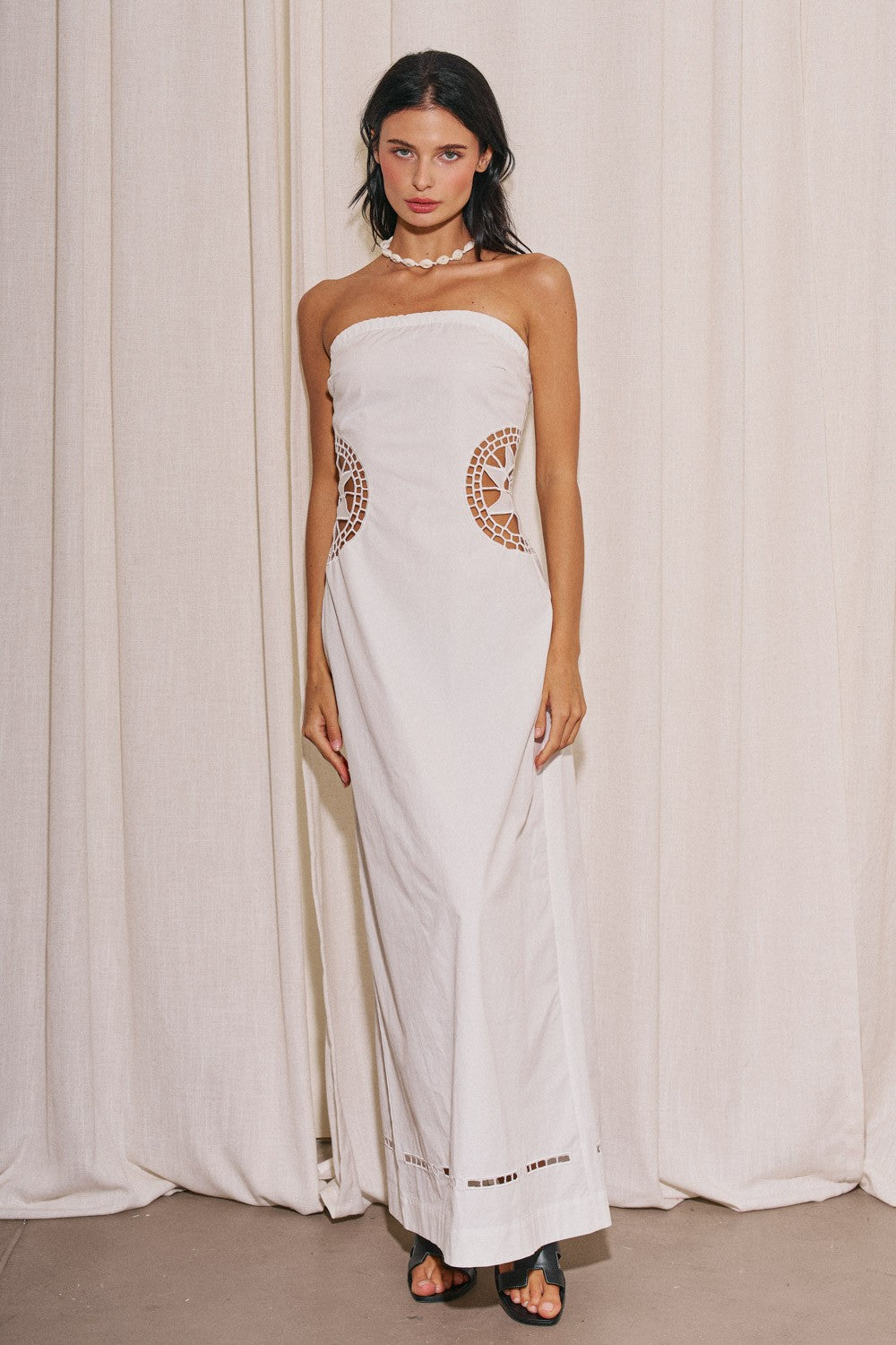 Cora Dress Off White