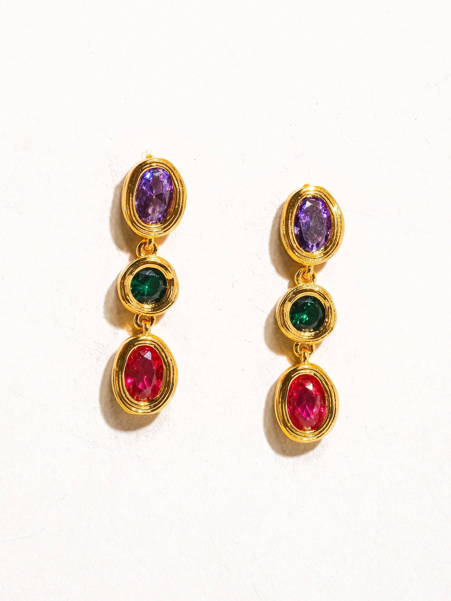 Brunwyn Multi Stone Drop Earring