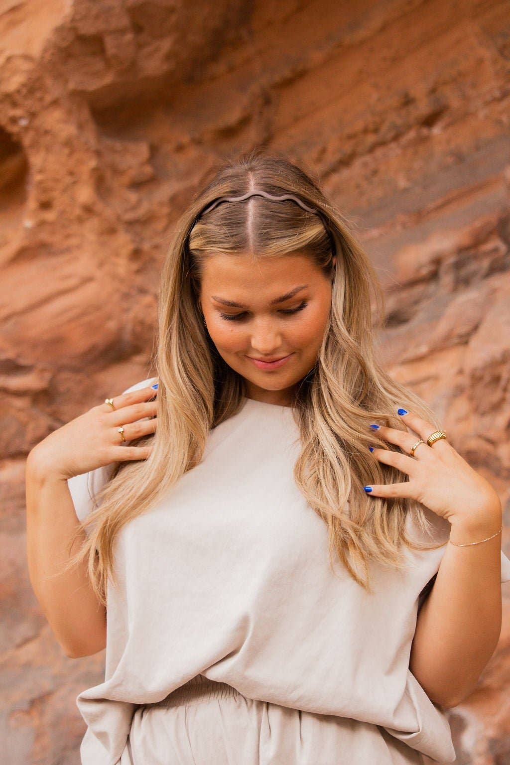 Wavy Brown Headband