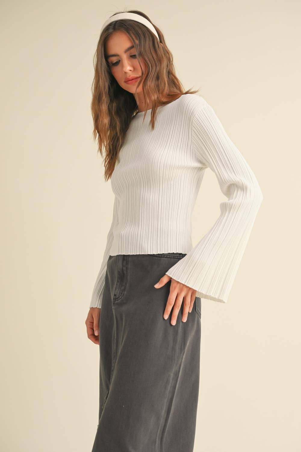 Emma Top Off White