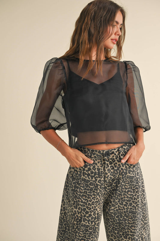 Evalyn Top Black