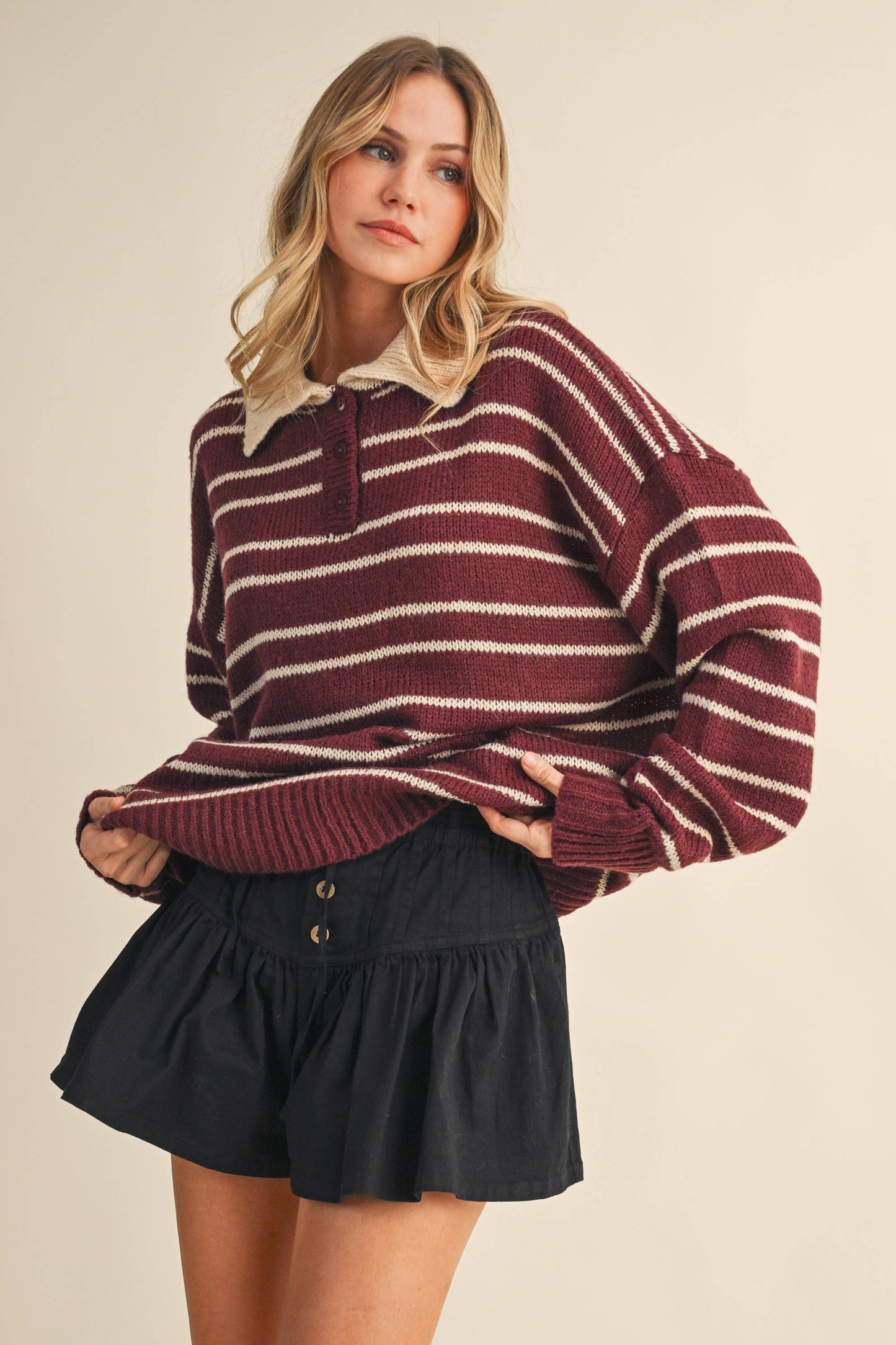 Maggie Polo Sweater