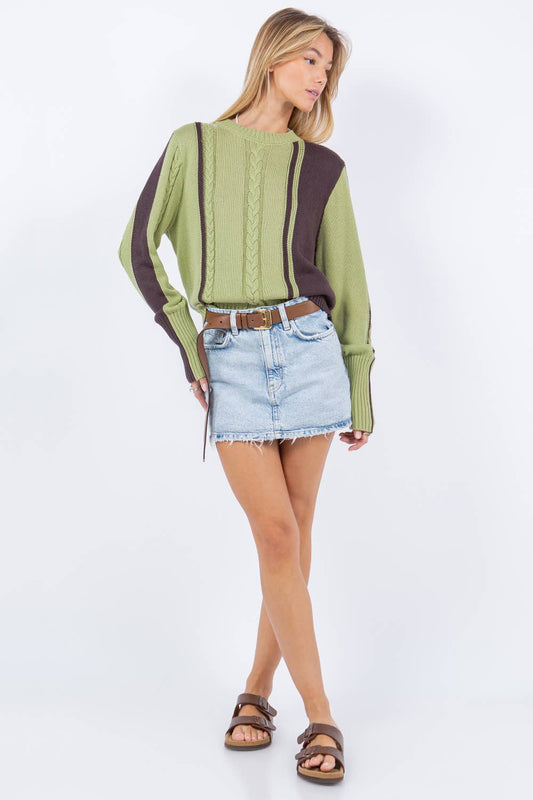 Line Up Sweater