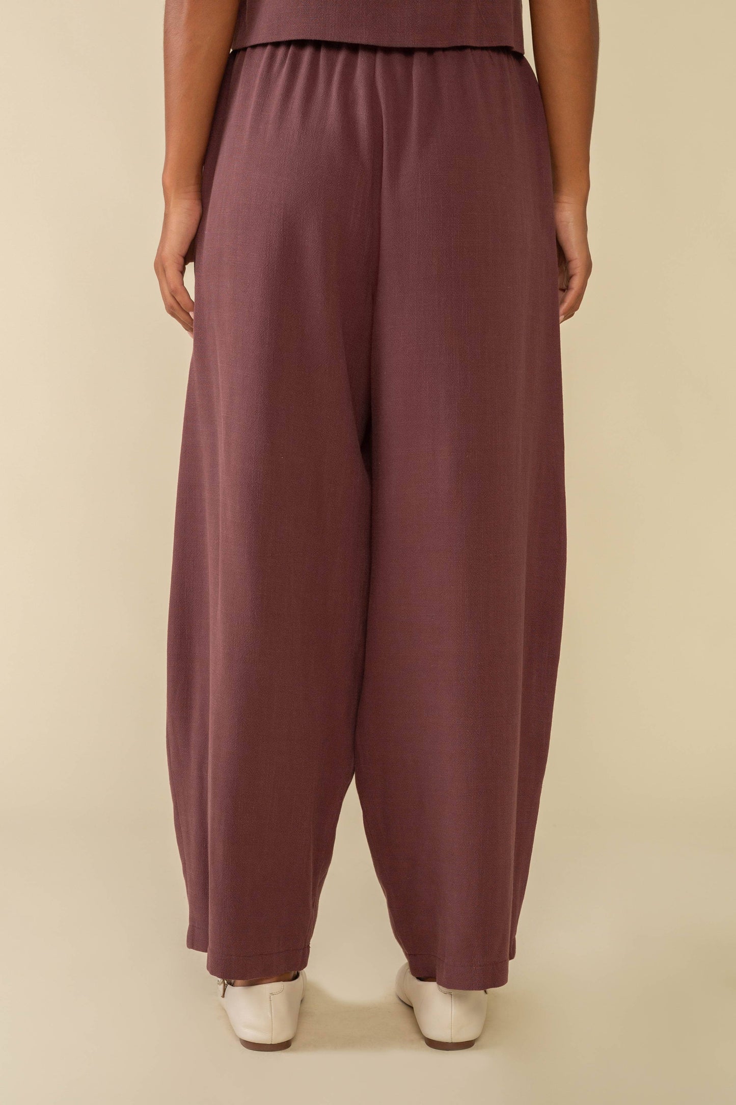 Sophia Linen Pant Plum