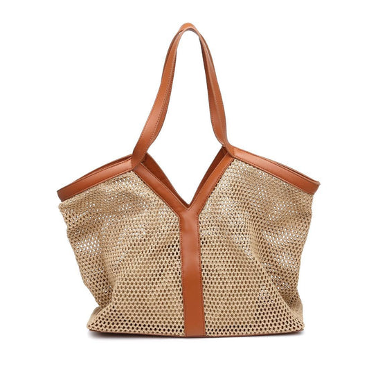Nanette Tote: Natural Tan