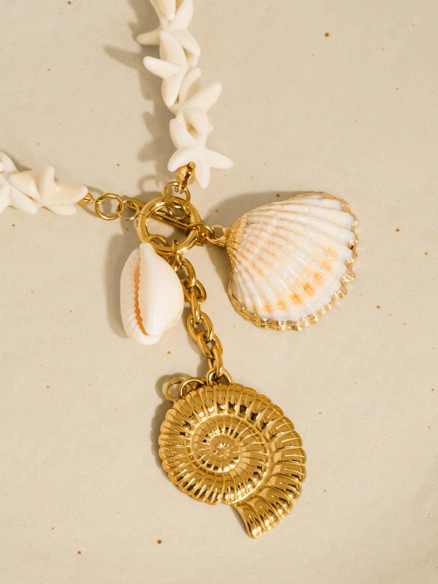 Island Shell Charm Necklace