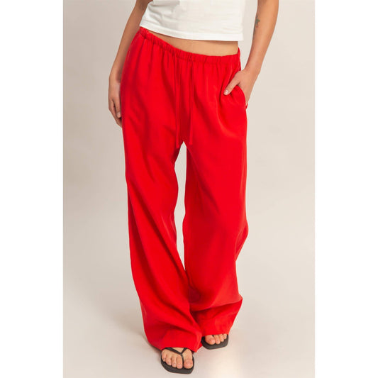 Quincy Pants Red