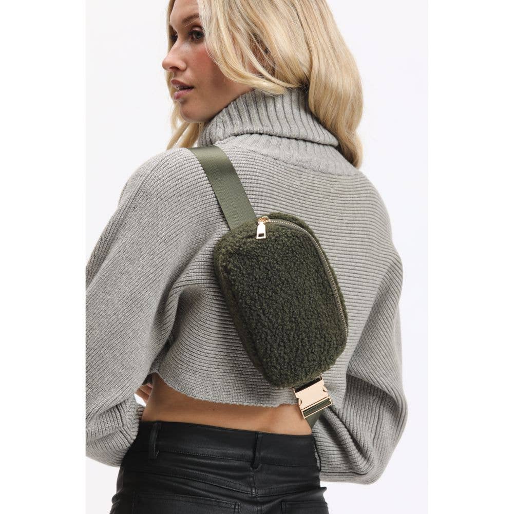 Santi Sherpa Belt Bag Olive