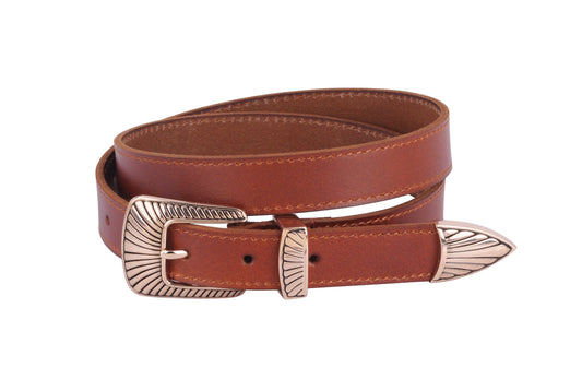 Wren Leather Belt Tan