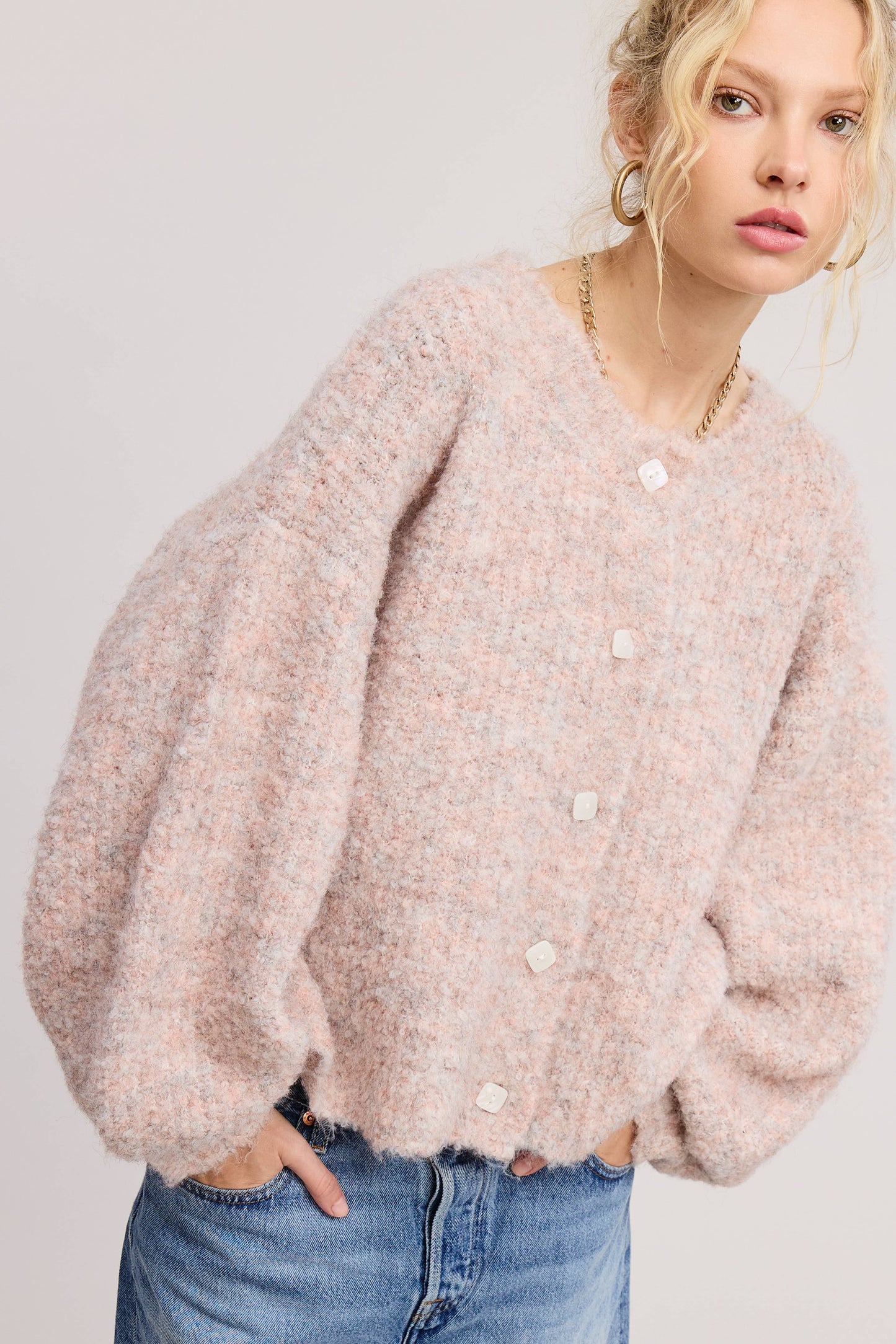 Piper Cardigan Blush