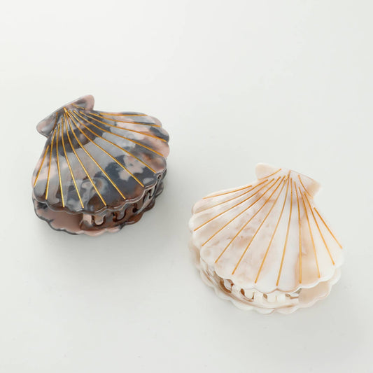 Seashell Claw Clip Ast.