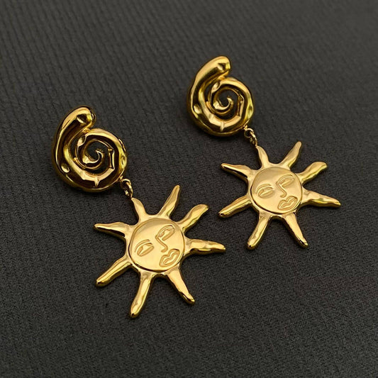 Sun Vortex Earrings