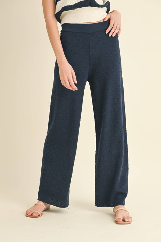 Karli Knit Pants Navy