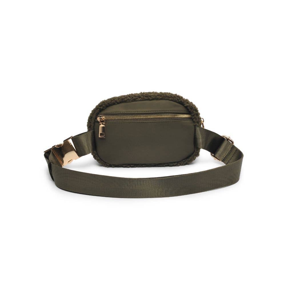 Santi Sherpa Belt Bag Olive