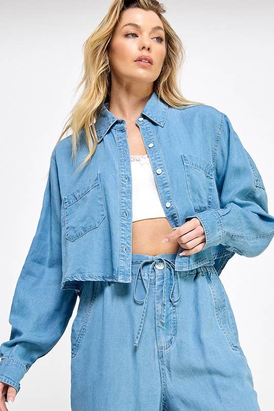 Frankie Denim Top