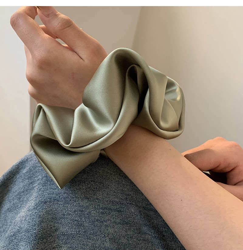Madie Oversized Scrunchie Sage