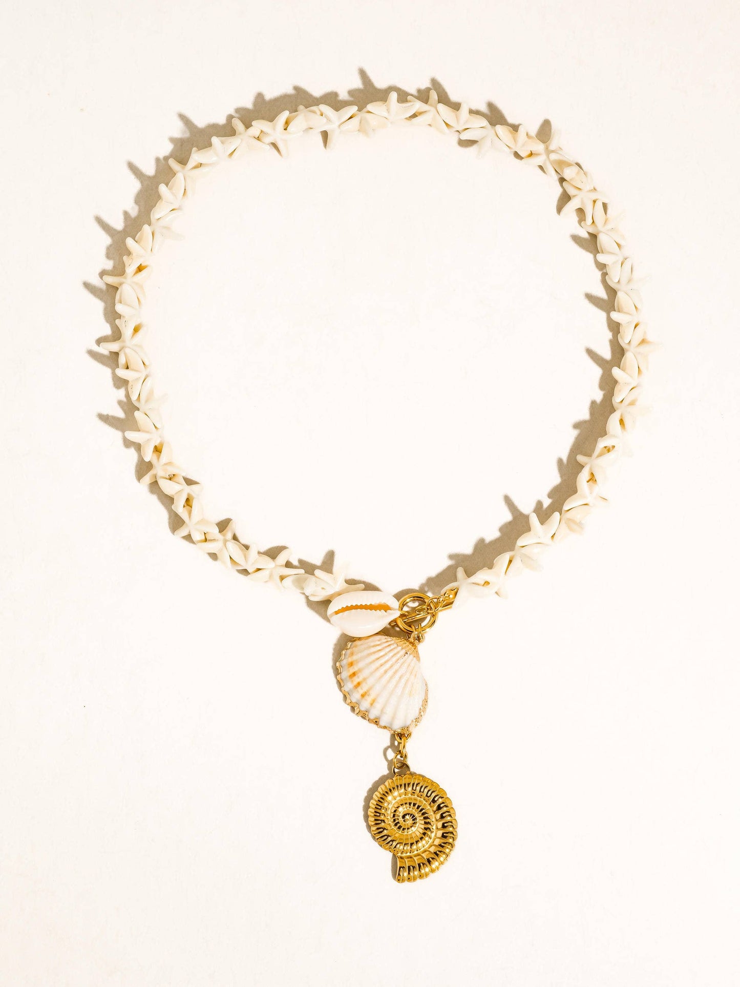 Island Shell Charm Necklace