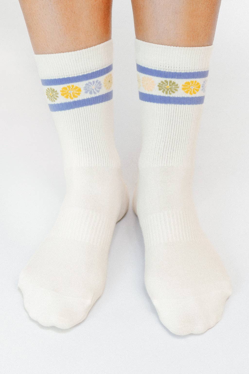 Flower Crown Ankle Sock