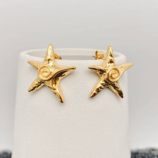 Starfish Stud Earrings