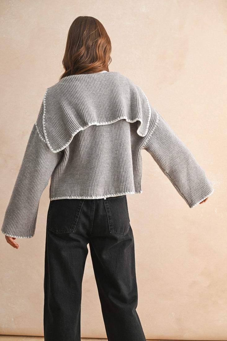 Maura Cardigan Grey