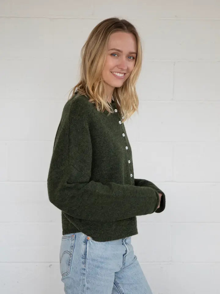 Lainey Cardigan Hunter Green