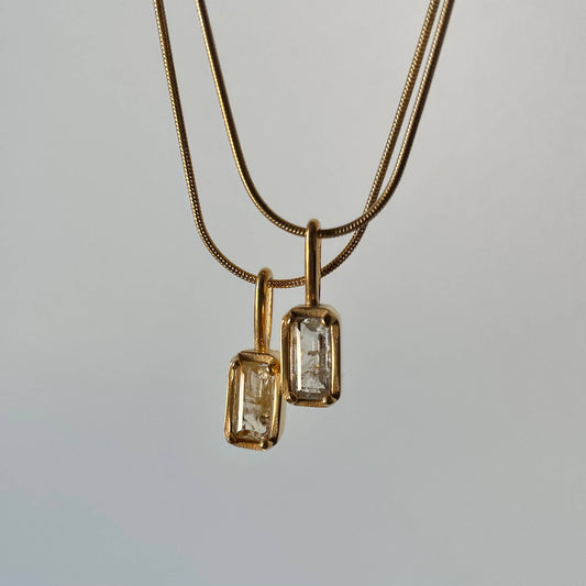 Moonstone Pendant Necklace