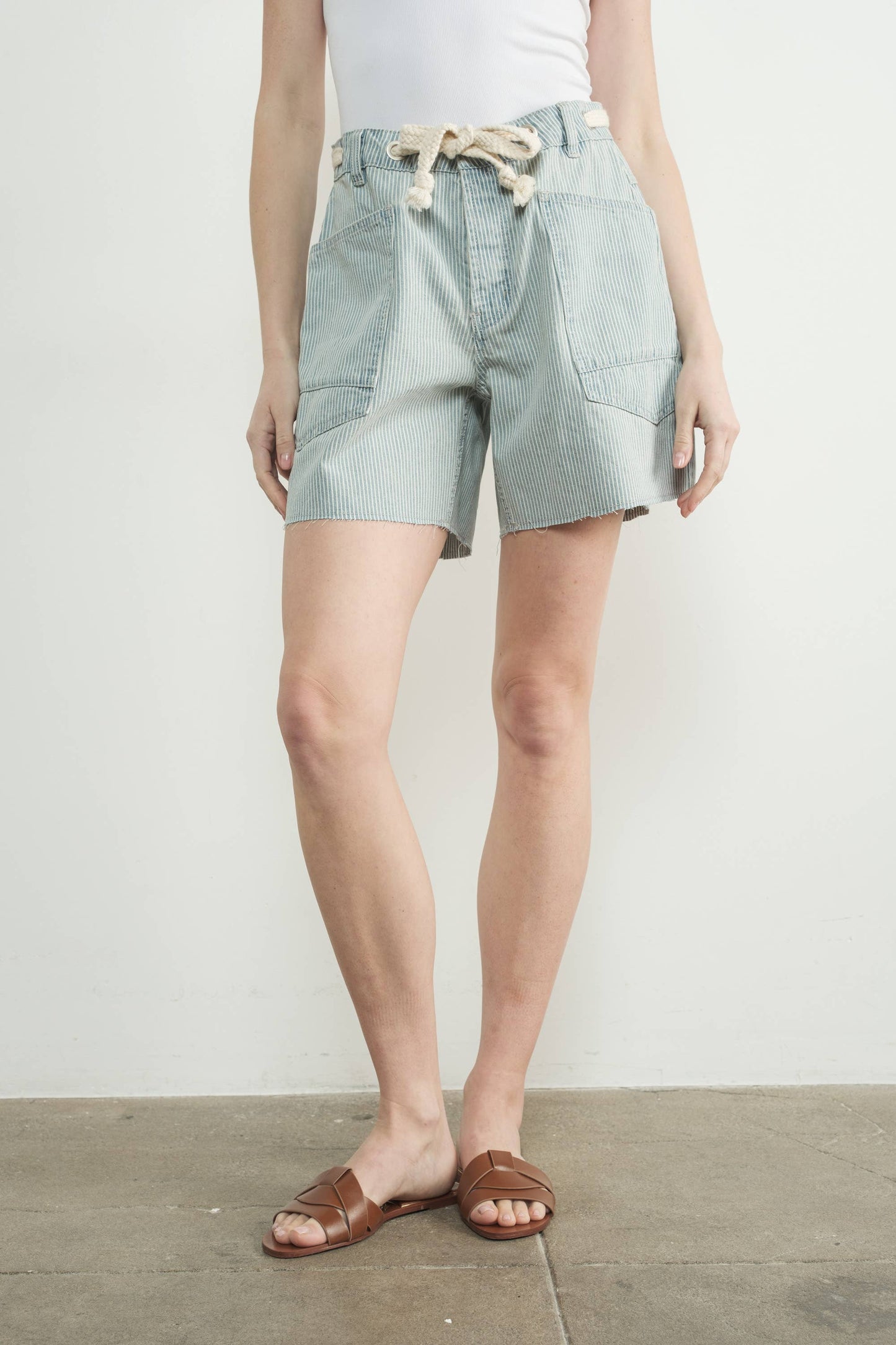 Huntington Shorts Denim Stripe