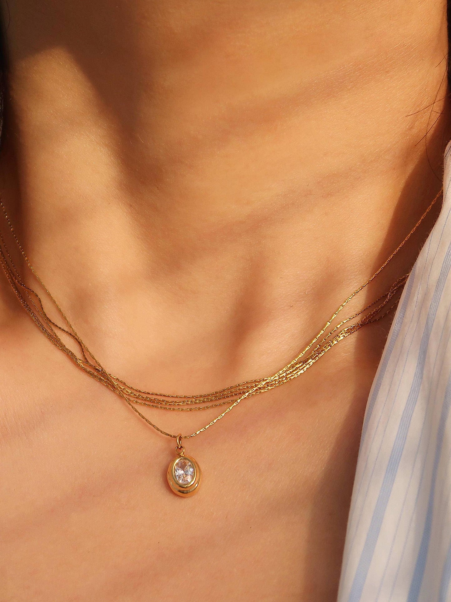 Cornelia Gemstone Necklace