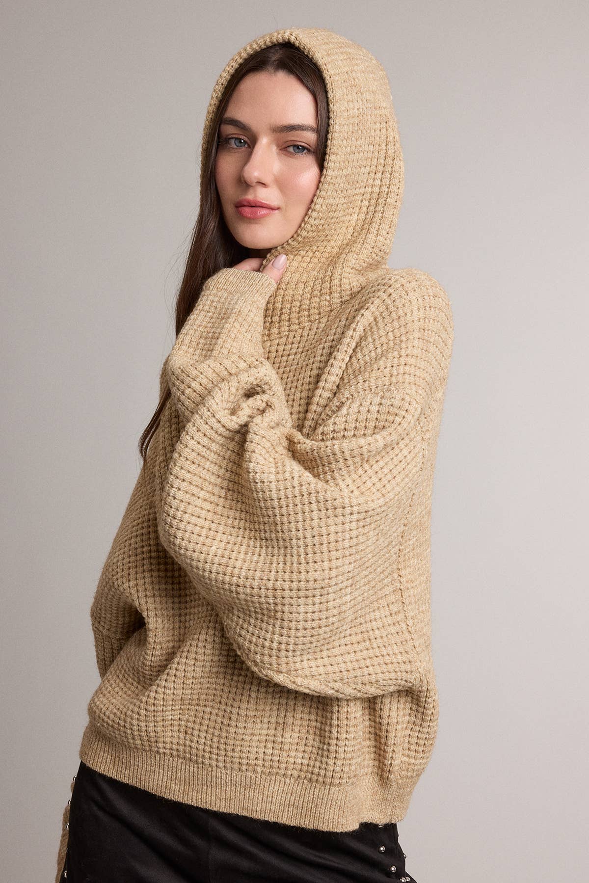 Erika Waffle Hoodie