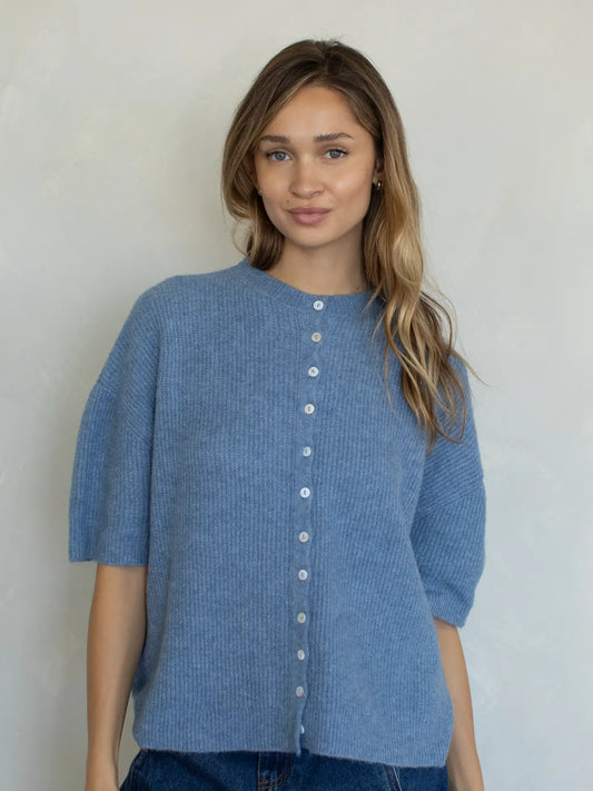 Shellie Cardigan Dusty Blue